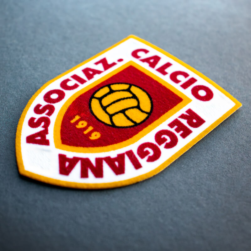 patch flock effetto 3D personalizzata per squadra di calcio